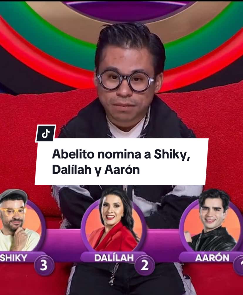 @el_abelito_oficial es el primero en entrar al Confesionario y decide nominar a @yosoyshiky, @dalilahpolanco y a @aaronmercury.  Si quieres ver el momento COMPLETO, suscríbete ya a @vix y no te pierdas de nada con el 24/7 🔥 #LaCasaDeLosFamososMx, rumbo a la final, disponible también en #LasEstrellas y #Canal5.