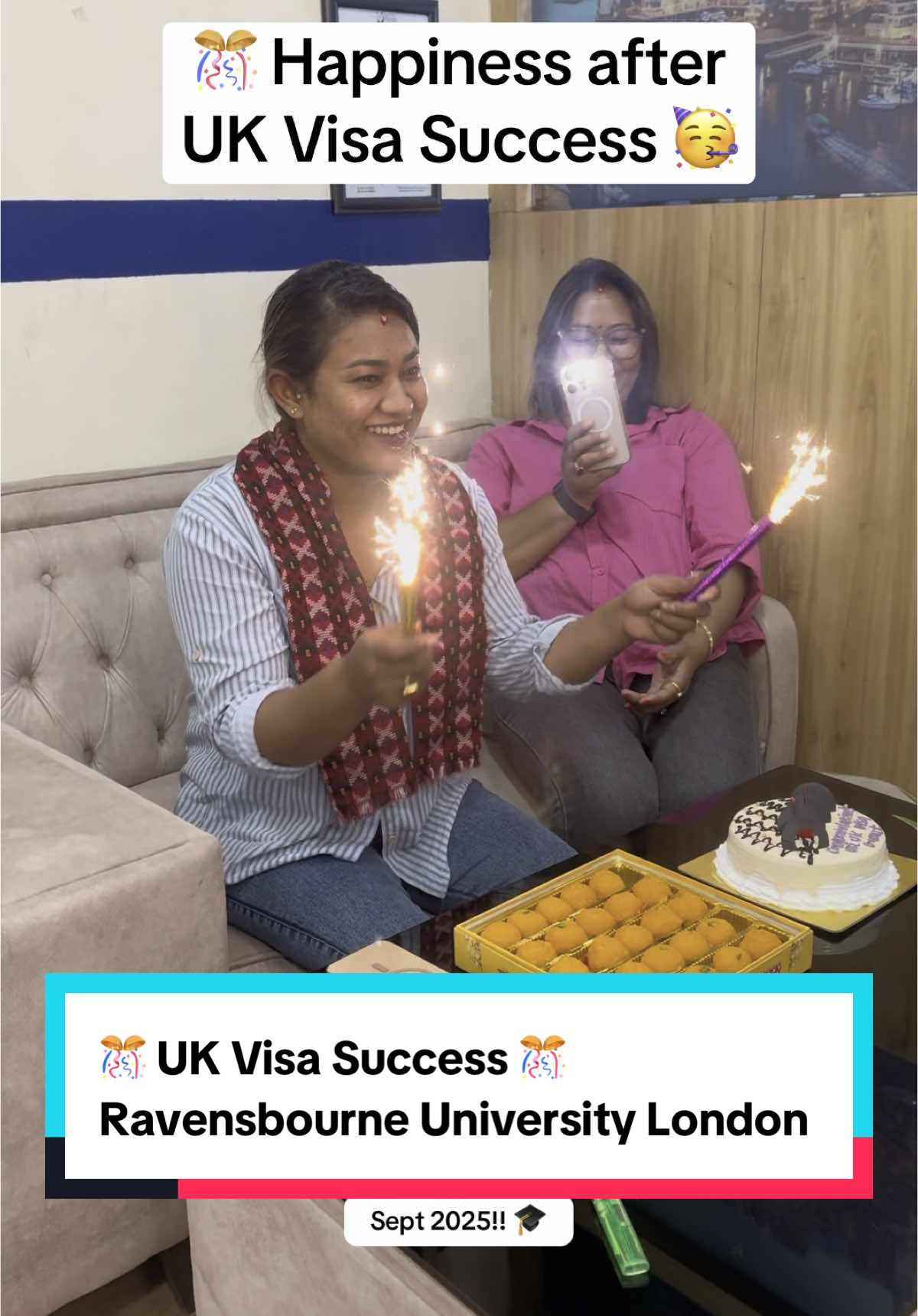 So happy for you, Apsa!! Congratulations on your successful UK Visa! 🎉🥳🎈 Now, go & work on all your dreams & make it come true. 🧿✨ For details, text us at WhatsApp 970-1008888.  Visit office for detailed counseling. 📍New Baneshwor Chowk #studyinuk #UKJan2026intake #UKJanintake #ukvisasuccess #ukstudentvisa #octoberintake #bachelorsinuk #mastersinuk #happypandaeducation #happypanda #besteducationconsultancy #ukvi #dependentvisauk #counselorsoftiktok #counselor 