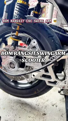 Bom Rangsit SwingArm CNC Alloy For Available Motorcycles i-Click Lang ang Yellow Basket 👇⬇️‼️ #bomrangsit🇹🇭💨 #cncswingarm #swingarm #scooter #ridesafe 