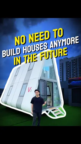 No need to build houses anymore in the future! #capsulehome #prefabhouse #spacecapsulehouse #passivehouse #capsulehouse 