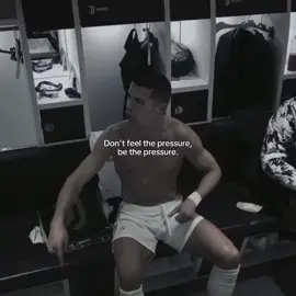 Don’t feel the pressure, BE the pressure. ⚡🔥  #BeThePressure #RonaldoMindset #FootballMotivation #LegendMentality