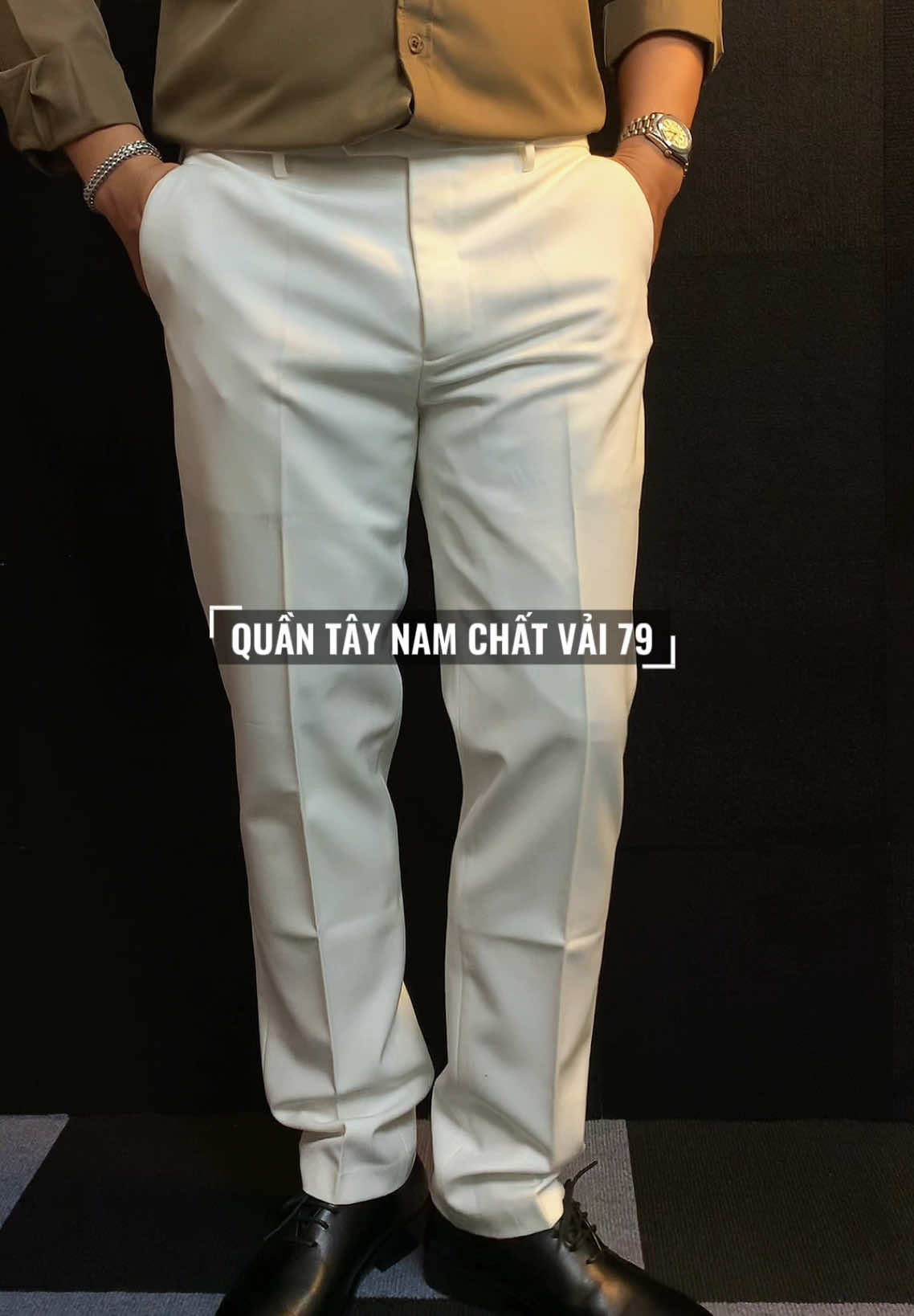 Quần Tây Nam Chất Vải Chéo 79 Đứng Form #quantaynam #quantaycongso #quantaynamcaocap #quanaonam #thoitrangnam 