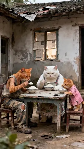The kitten’s been holding up the whole family #cat #aicat #kitten #orangecat 