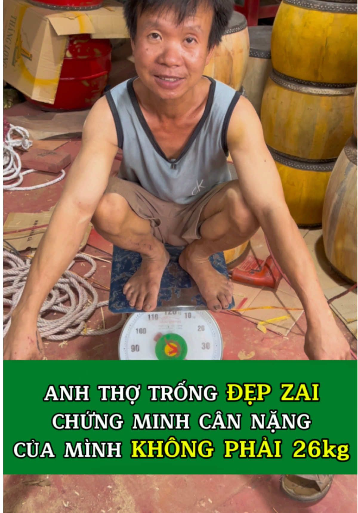 Trả lời @Lâm_ Hải Phòng  Có chứng minh cho Bạn là Anh ý hơn 26Kg nhé 😄😄😄#trống #toànlàmtrống #trốngđọitam #trốngnhàthờcônggiáo #trốngnhàthờhọ 