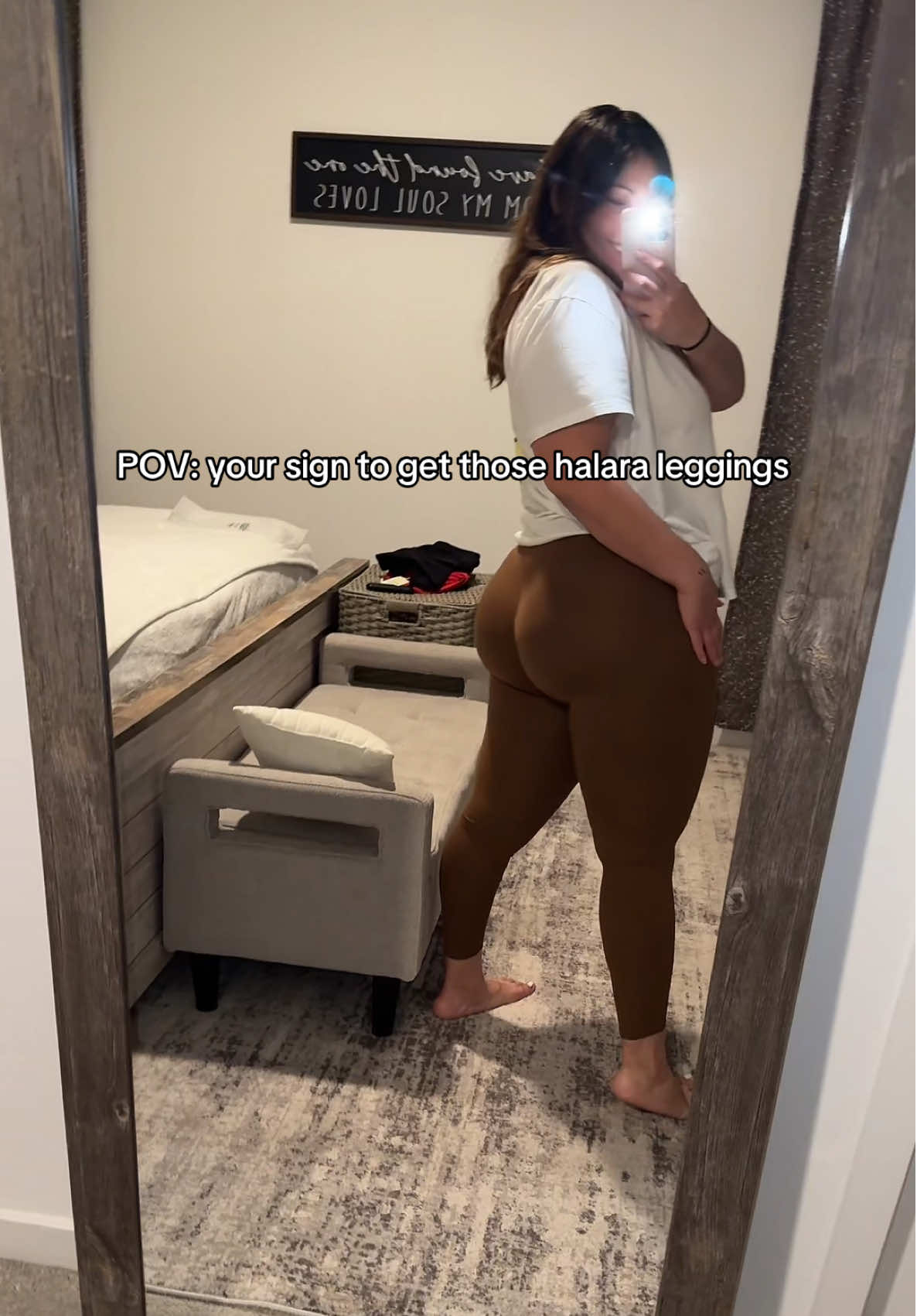 Booooty not included lol! Highly recommend these, scared at first that they wouldn’t fit but for reference I got a L — 240 lbs and 5’8” @Halara you did your thing 👏🏻 #halara #shapewear #thicktok #thickfit #womensupportingwomen