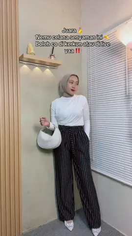 Celana everyday pants emang nyaman bgt di pakenya🤏 #celanakulot #everydaypants 