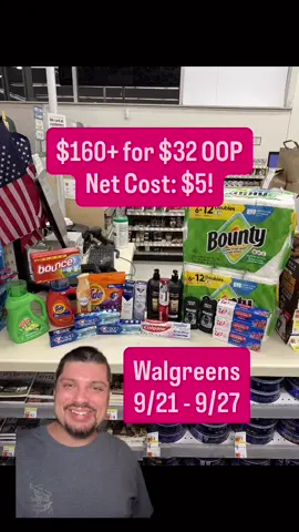Walgreens Mega Haul! 9/21 - 9/27. $160+ retail for a net cost of $5.35+ tax! This is how it’s done! Even though it didn’t work out perfectly, it still was amazing to see!  Thank you @🦋Cuponeando con Mayra🦋 for testing the crest deal and @Amanda for inspiration 🫶🏻 #fyp #savingmoney #sale #savemoney #money 