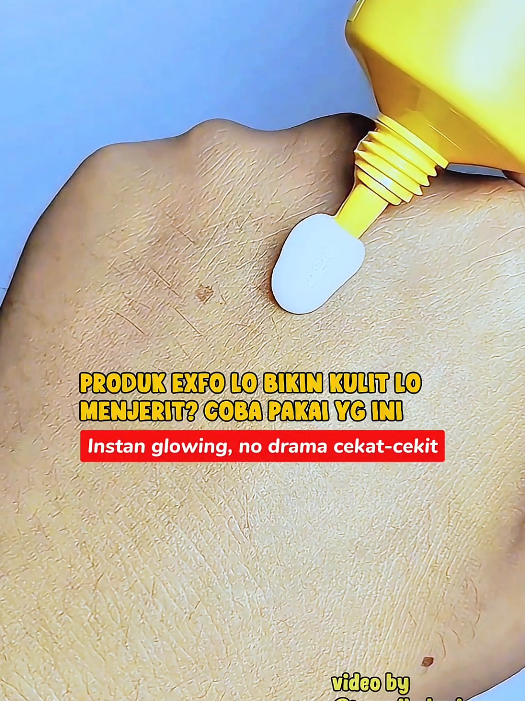 Baru mau coba exfo tapi takut cekat-cekit? Tenang, ini ada versi no drama! 💛 #glad2glow #peelinggel #exfoliate #skincareroutine #wibgajian 