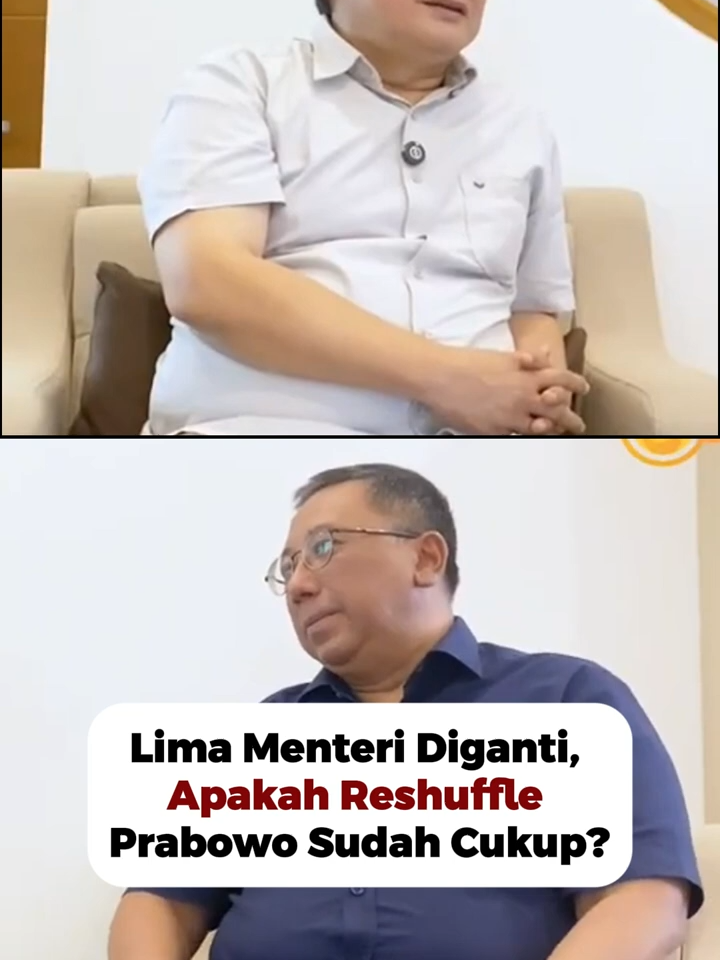 Lima Menteri Diganti, Apakah Reshuffle Prabowo Sudah Cukup_#kangharu #pks #beritapolitik #harusuandharu