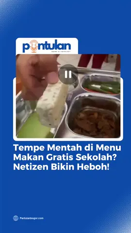Tempe Mentah di Menu Makan Gratis Sekolah? Netizen Bikin Heboh! Beredar video menu makan bergizi gratis (MBG) di salah satu sekolah yang bikin netizen ramai komentar. Dalam video itu, tempe di menu terlihat seperti belum diolah. Ada yang bilang masih mentah, ada juga yang menyebut dikukus/rebus biar lebih sehat. Namun hingga kini, belum diketahui pasti lokasi kejadian tersebut. 👉 Menurut kamu, tempe itu sebenarnya mentah atau sudah diolah? #TempeViral #MenuGratisSekolah #MakanBergiziGratis #ViralIndonesia #NetizenHeboh         