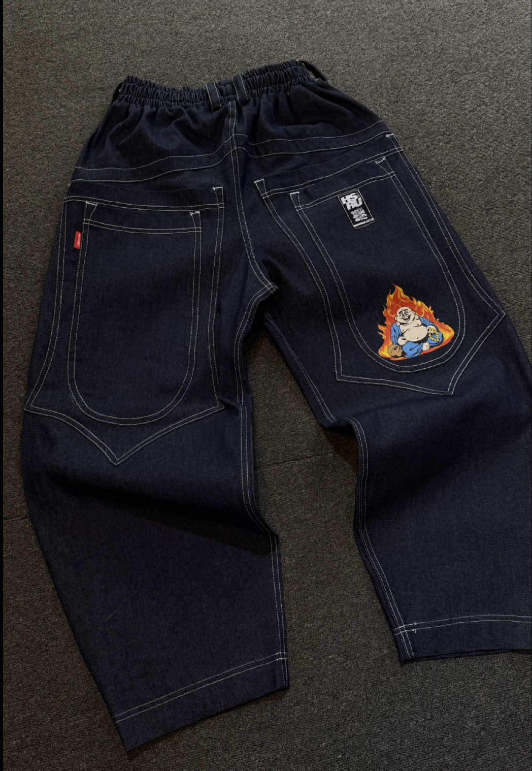 HASSURU JNCO INSPIRED V.9 GENEROUS BUDDHA💥🤯 HASSURU🔛🔝 #clothing #localbrand #jnco #inspired #fypage 