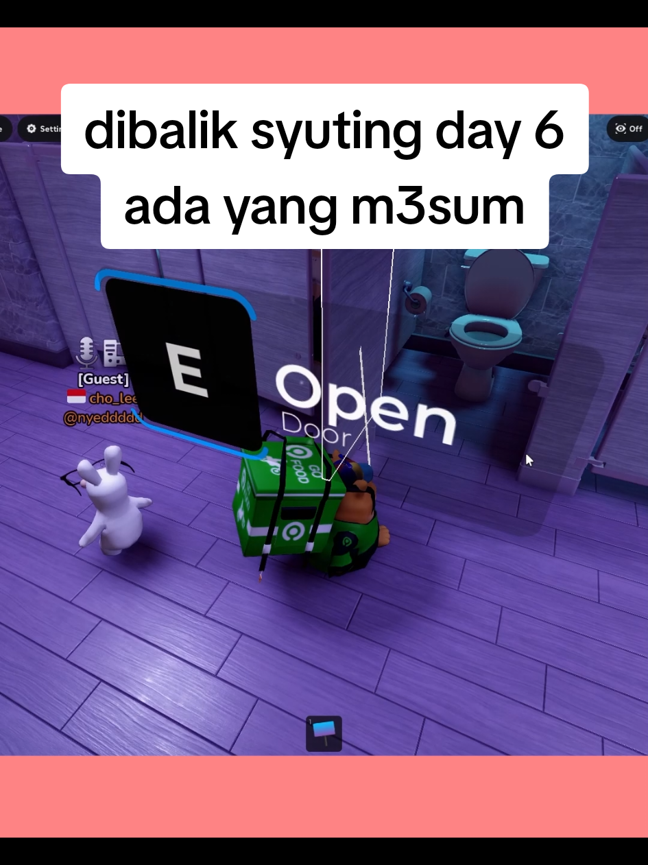kegep waktu syuting nganter gofood day 6 🤣 with @yedijadimension @cho_lee_  #robloxanomaly #robloxindonesia 