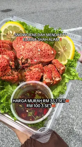 Sudah mendarat di Elmina Shah alam .. Wajib korang try besar dan murah😜  #kingcrab #Foodie #fyp #shahalam 