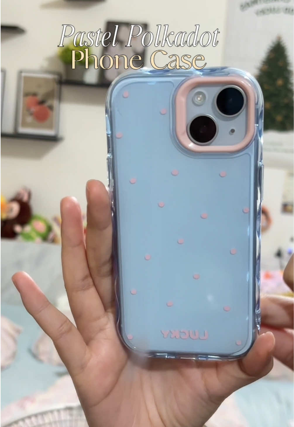 เคสลายจุด Polkadot งานสีพาสเทล ตัวเคสนิ่มไม่ทำลายตัวเครื่อง🍥🥯🥚☘️