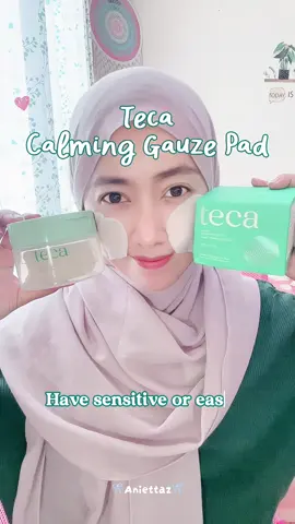Sensitive or irritated skin? 🌱 I tried the new Teca Calming Gauze Pad and I’m obsessed! It’s so gentle, helps calm redness, hydrates, and lightly exfoliates — all in one step. Perfect for my quick skincare routine 💚✨ Have you tried it yet? #tecateca #mdspick #kbeauty #vegan #skincare @mdspick_review 