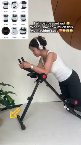 I do this whenever I feel lazy to workout 😭😭😭It's simple yet effective🙌#Fitness #abmachine #coreworkout #abs #homegym#GymTok#tiktokshopcreatorpicks #tiktokmademebuyit #tiktokshopfinds #fyp 