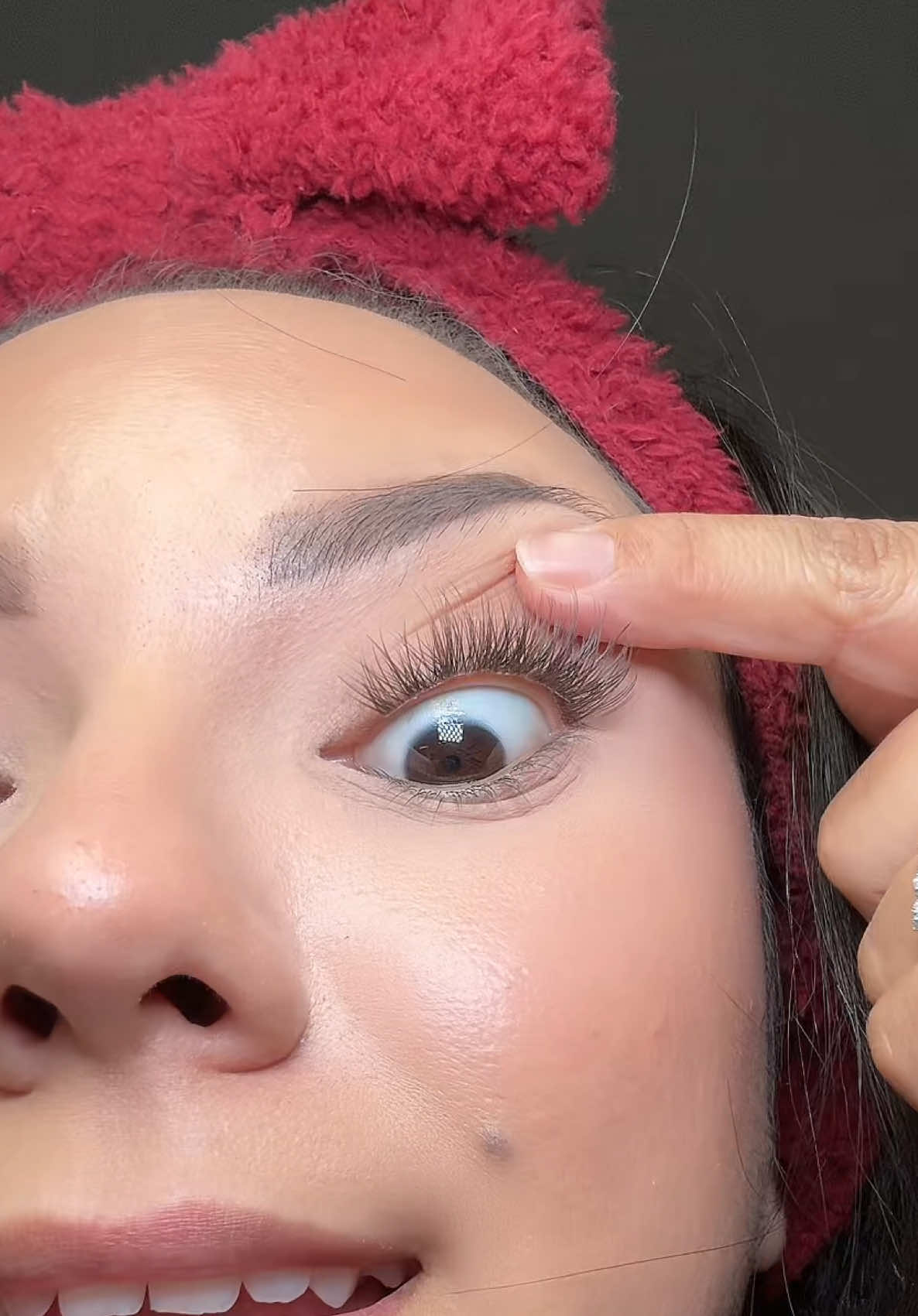 Natural lashes are the way 😍 #brownlashes #diylashes #lashextensionsathome #airycutelashes #tiktokshopcreatorpicks 