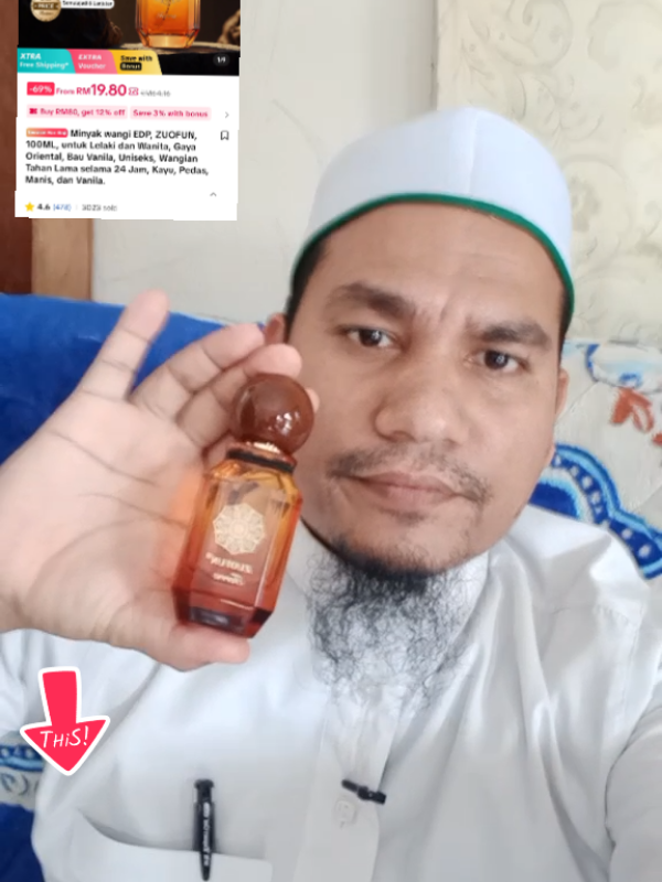Tawaran Hari Gaji Minyak wangi EDP, ZUOFUN, 100ML, untuk Lelaki dan Wanita, Gaya Oriental, Bau Vanila, Uniseks, Wangian Tahan Lama selama 24 Jam, Kayu, Pedas, Manis, dan Vanila.#yunusentertainment990 #tiktokshop #viral #perfume #zuofunperfume 