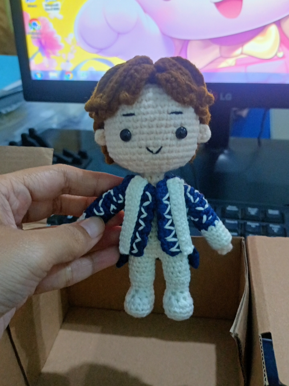 Terima kasih sudah order 😊🙏🏻 #heeseung #enhypen #heeseungenhypen #amigurumi #kpopdoll 