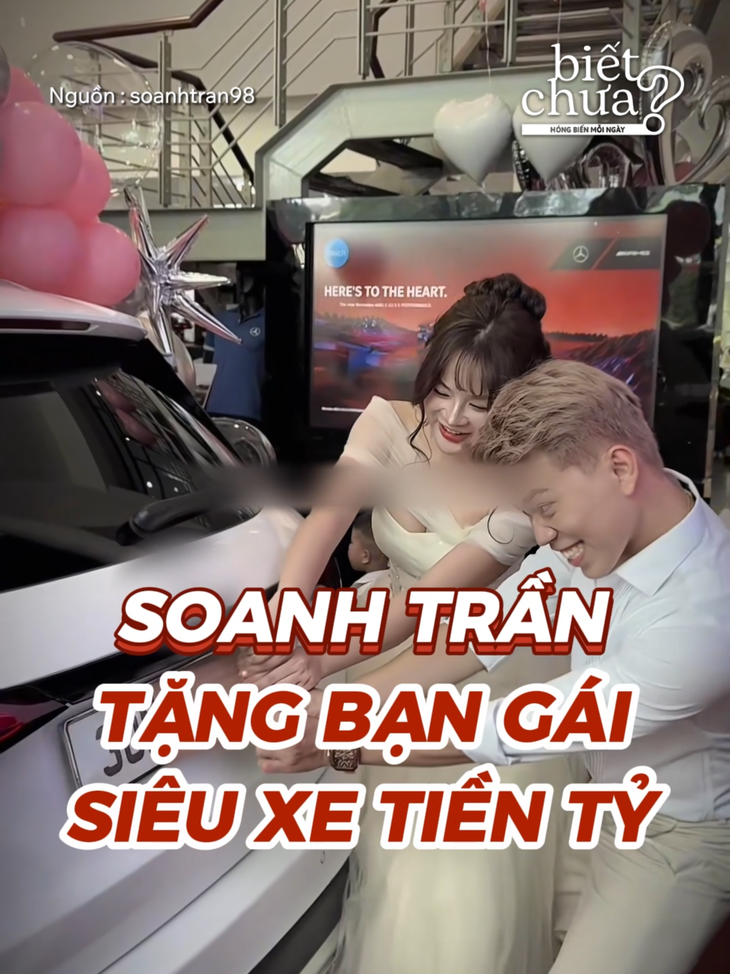 Soanh Trần chơi lớn tặng bạn gái siêu xe tiền tỷ ngày sinh nhật, “Nhà gái” tưởng đơn thuần chỉ gấu bông, ai ngờ gấu bông đính kèm xế hộp #yan #bietchua #yanbietchua #tiktok #soanhtran