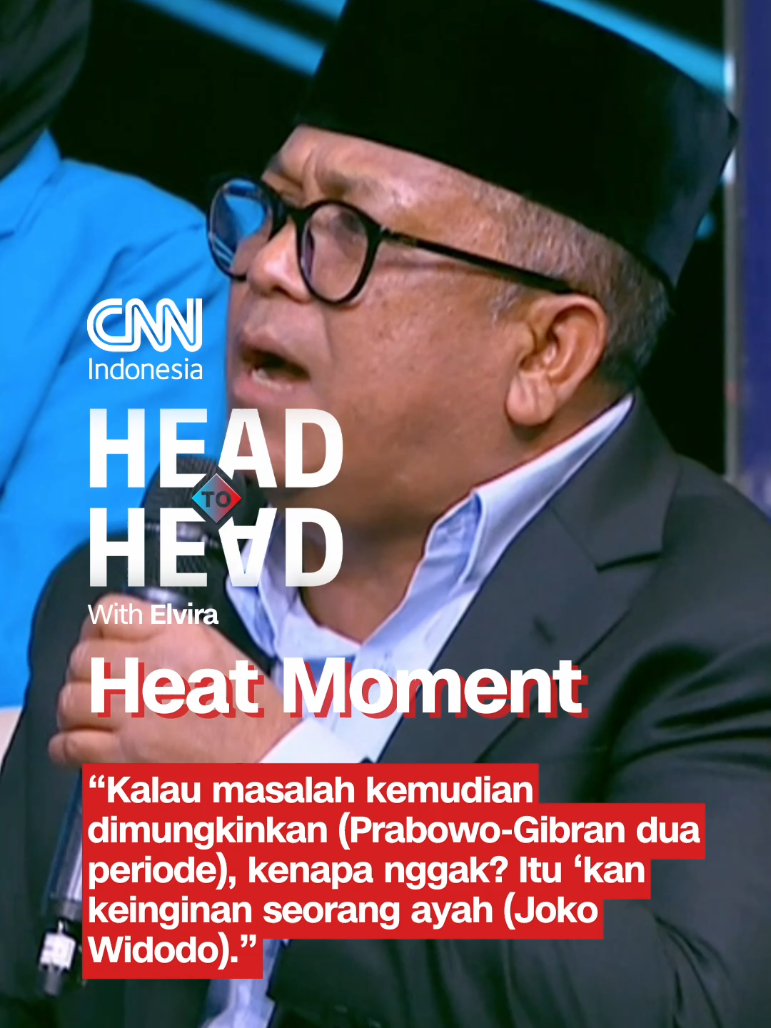 Ketua DPT Bara JP, M. Adli Abdullah, menyatakan bahwa sah-sah saja jika Jokowi ingin dan berharap, Gibran Rakabuming Raka bisa memimpin negara selama dua periode. Baginya, harapan ini sama saja seperti saat Prabowo datang menemui Jokowi dan meminta Gibran menjadi wakil presiden sebanyak tiga kali. #cnnindonesia #cnnindonesiacom #headtoheadcnn #gibran #jokowi