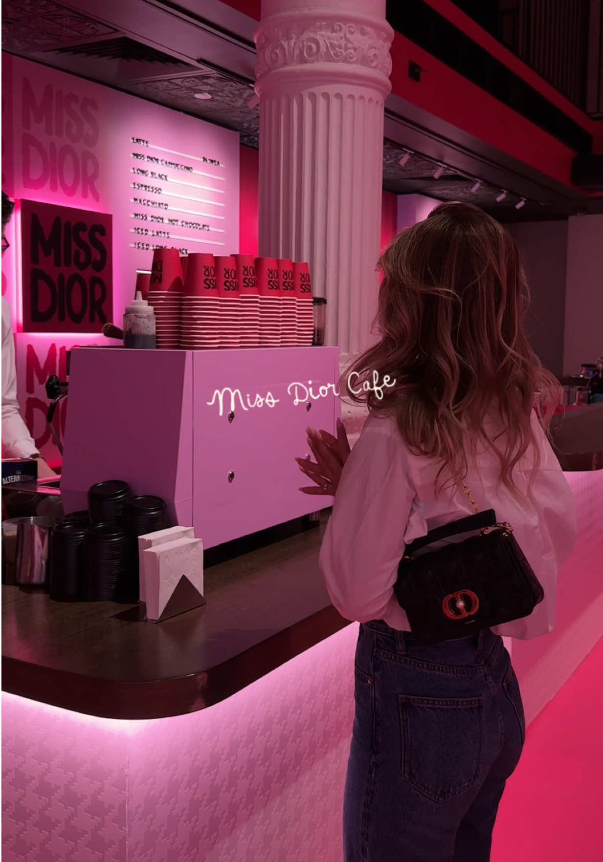 The hottest café is now open! 🎀👋🏼Celebrating Miss Dior Essence this Friday and Saturday, 11 Bridge Street, Sydney! @Diorbeauty #missdiorcafe
