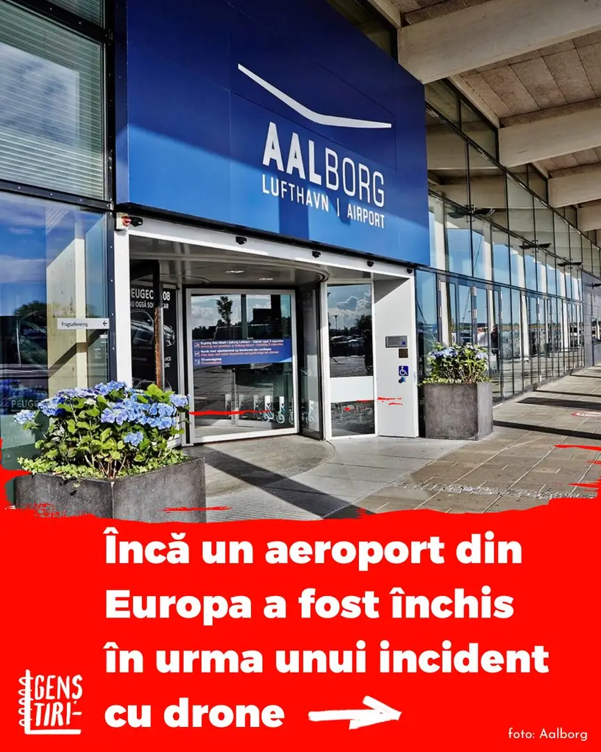Aeroportul Aalborg, din nordul Danemarcei, a fost închis câteva ore după ce mai multe drone neautorizate au apărut în spațiul aerian. Alte trei aeroporturi mai mici din sudul țării, Esbjerg, Sønderborg și Skrydstrup, au raportat situații similare, dar au rămas deschise. Ministrul Apărării a transmis că dronele au fost operate de un profesionist și autoritățile iau în calcul o posibilă implicare a Rusiei, dar nu există dovezi. Kremlinul neagă acuzațiile. Dronele au fost văzute miercuri seara în Aalborg și au rămas în aer timp de peste două ore, afectând și armata daneză, deoarece aeroportul e folosit și ca bază militară. Comisarul-șef al poliției din Iutlanda, Jesper Bøjgaard Madsen, a spus că autoritățile nu știu cine se află în spatele acestor incidente și că vor încerca să dărâme dronele, dar niciuna nu a fost interceptată. O situație asemănătoare a avut loc și la aeroportul Kastrup din Copenhaga, care a fost închis luni pentru mai multe ore după ce mai multe drone au zburat în preajma sa. Drone neidentificate au pătruns și în spațiul aerian din Norvegia, Polonia și România. #GenȘtiri #știri #tineri #drone #Danemarca #Aalborg #Copenhaga #Norvegia #Polonia #România #Rusia #aeroport #avion