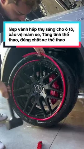 Nẹp vành hấp thụ sáng cho ô tô, bảo vệ mâm xe, Tăng tính thể thao, đúng chất xe thể thao @Shop Đa Năng New 