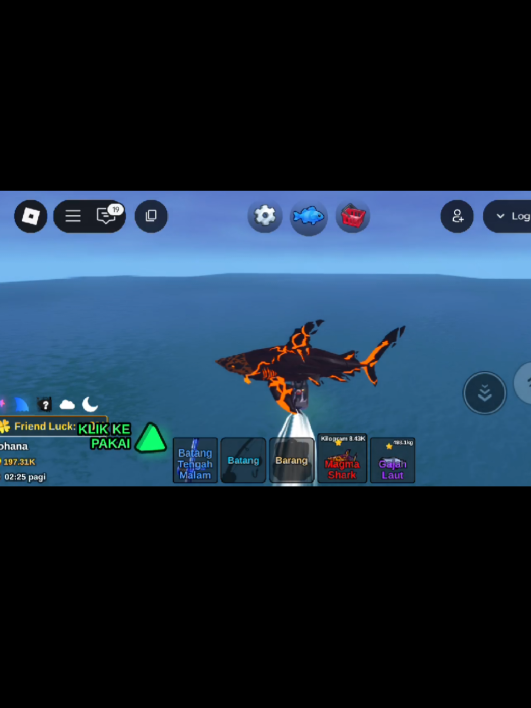 akhirnya bisa ikut trend ini (walaupun GK dapet kraken atau megalodon)🤭#robloxfyp #robloxedit #robloxtiktok #fishitroblox 