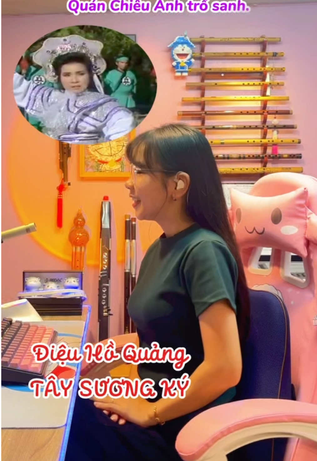 Điệu Hồ Quảng TÂY SƯƠNG KÝ (Trích đoạn cải lương Anh Hùng Náo)  Tuyền thấy mọi người hay hỏi tai nghe Tuyền đeo mua ở đâu. Hôm nay Tuyền đã ghim lên giỏ hàng cho mọi người rồi nè. #hatuyen #taysuongky #hoquang #cailuonghoquang #tainghekiemam 