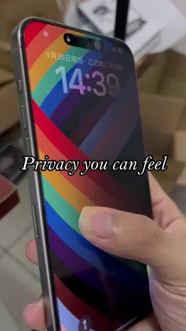 Protect Your Screen Privacy Everywhere You Go#PrivacyScreen #PrivacyScreen #TemperedGlass #TikTokMademebuyit #iphone17promax 