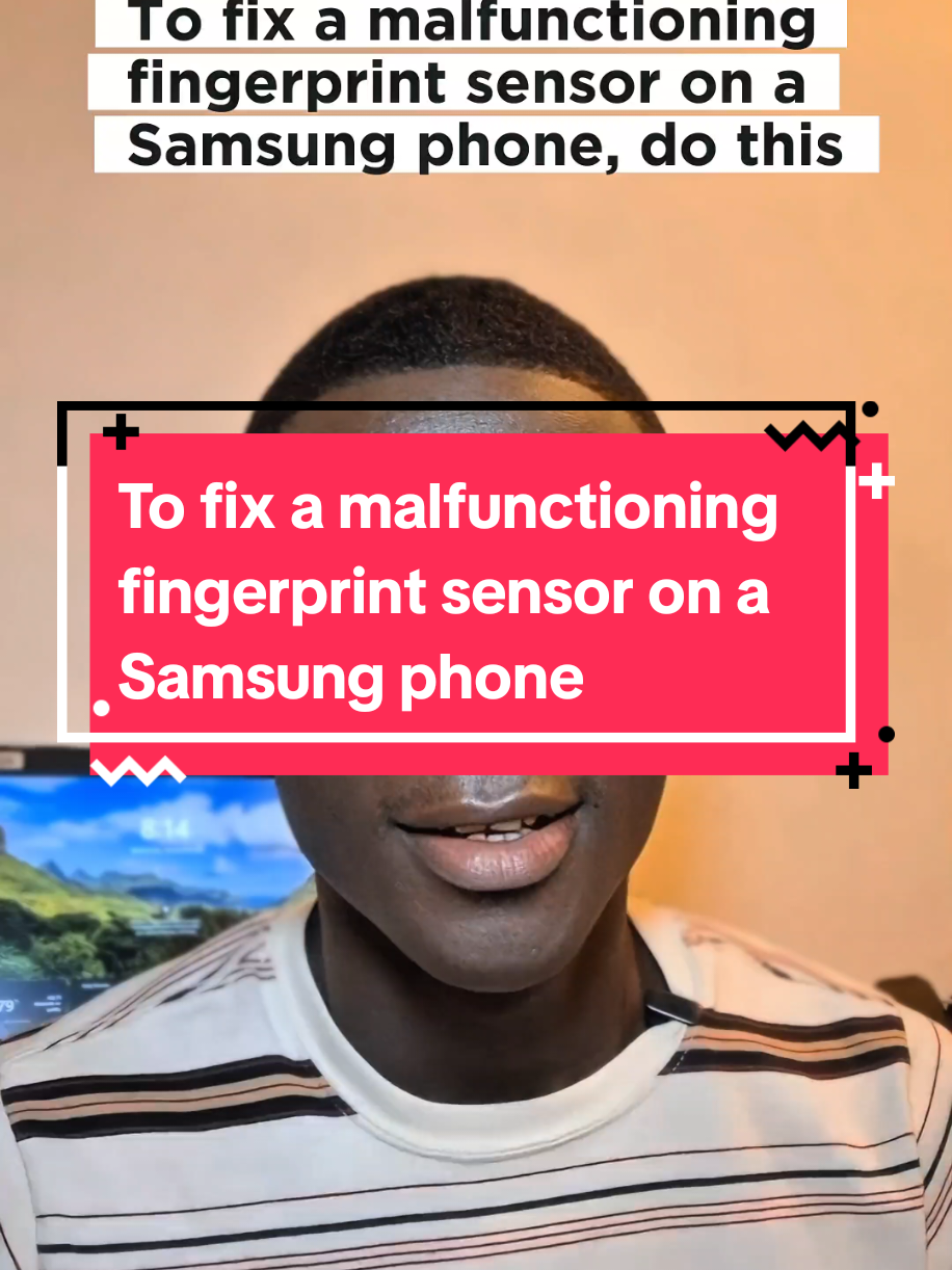 To fix a malfunctioning fingerprint sensor on a Samsung phone #samsunggalaxy #phone #samsung #fyp #tipsandtricks 