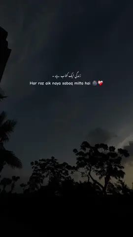Naya sabak milta h 🤌🏻❤️‍🩹#foryou #foryoupagе #urdupoetry #sadpoetry #urdushayari 