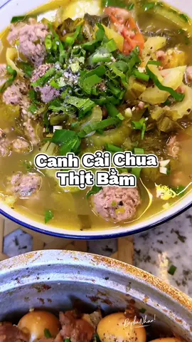 15k thịt bằm, cây cải chua 7k, trái cà 2k hành thì xin#bepbanhan #cooking #xaykenh #flypシ #canhcaichuathitbam 