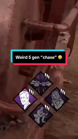 The weirdest 5 gen “chase” I’ve ever had 😆  #dbd #dbdtok #dbdclips 