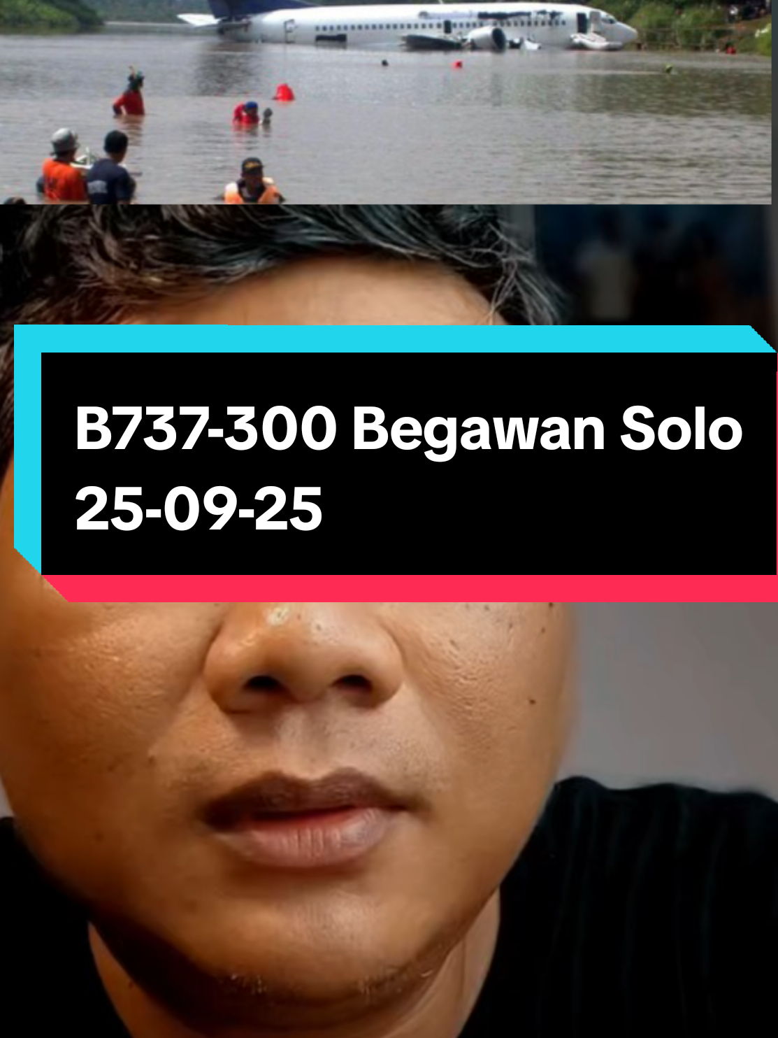 B737-300 dual engine flame out emergency landing di sungai begawan solo 2002 #ronaldop 