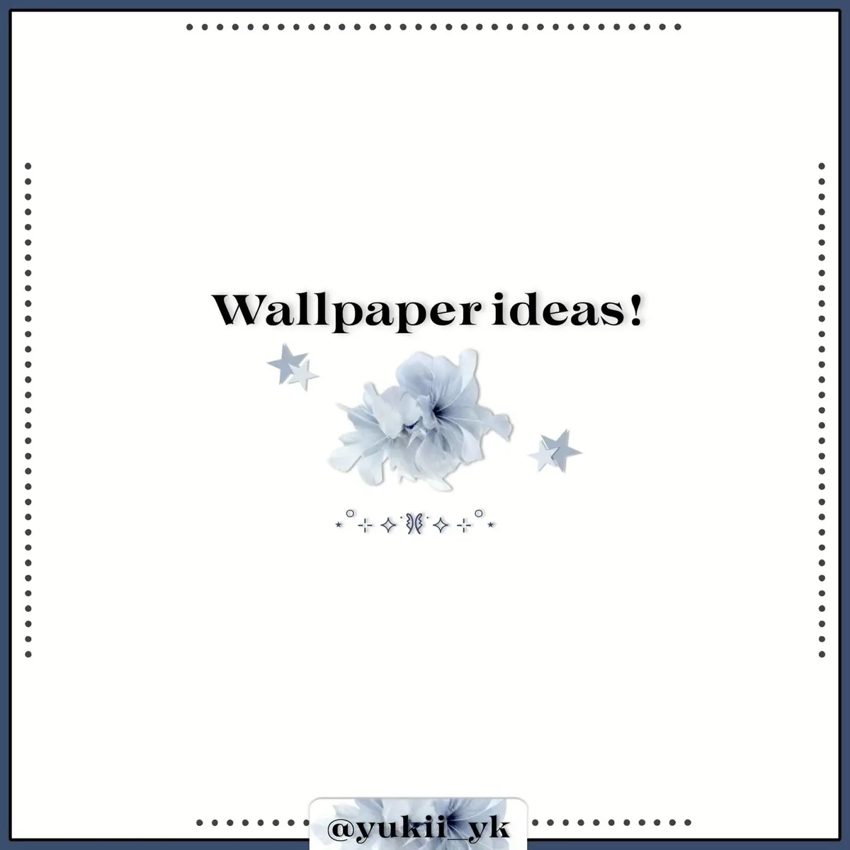 ★ #wallpaper #blue #phonebackground #fyp #yukii_yk 