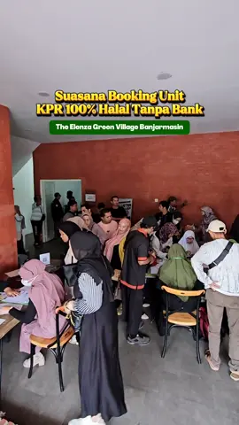 Antusiame Warga Banjarmasin dalam menyambut solusi Kredit Kepemilikan Rumah 100% Syariah, Tanpa KPR Bank, Tanpa Riba, Tanpa Denda, Tanpa Sita dan Tanpa Penalty selepas Event Launching The Elenza Green Village Banjarmasin. Satu-satunya hunian komersil dengan skema 100% syariah di Banjarmasin dengan cicilan mulai 750ribu-an / Bulan Promo masih berlanjut, dapatkan informasi promo lengkapnya ke nomor kami yang ada di bio. #rumah #rumahminimalis #banjarmasin #rumahidaman 