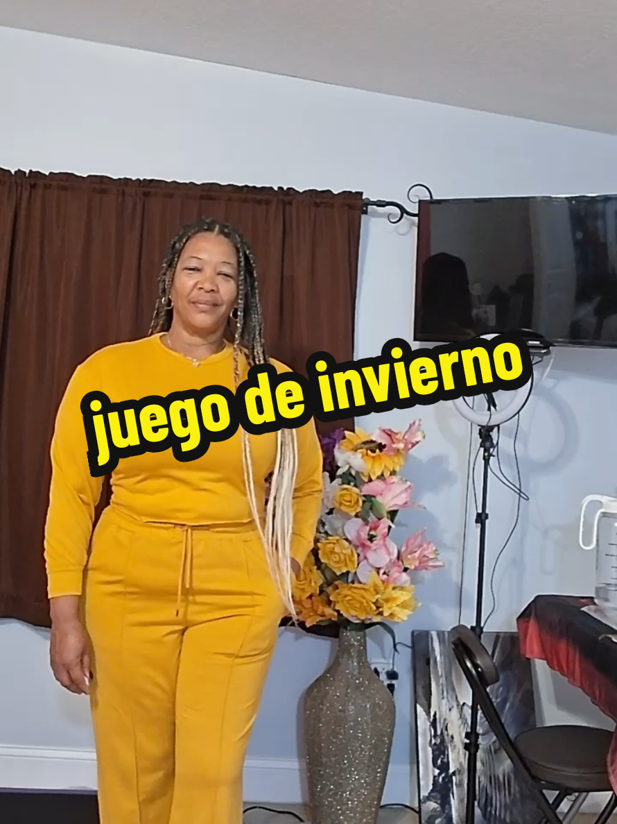 juego de excelente calidad  color mostaza de invierno de todo los colores y talla #juejo#tiktokshop#paratiiiiii#juego 