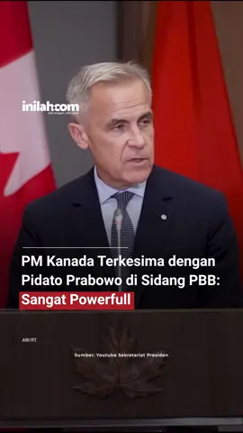 Presiden Republik Indonesia, Prabowo Subianto, mengadakan pertemuan bilateral dengan Perdana Menteri Kanada, Mark Carney, di West Block, Parliament Hill, Ottawa, pada Rabu, 24 September 2025 waktu setempat. Dalam kesempatan tersebut, PM Carney secara khusus memberikan apresiasi atas pidato Presiden Prabowo di Sidang Majelis Umum PBB sehari sebelumnya, yang dinilainya disampaikan dengan kefasihan serta mengandung pesan mendalam yang berhasil menarik perhatian komunitas internasional. - Selengkapnya kunjungi website dengan klik link di bio atau download aplikasi di AppStore dan Google Play Store. #InilahNews #Canada #Indonesia #Inilahcom #titiktengah #titikcerah