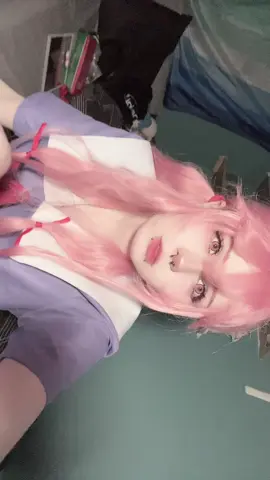im so tired ima take another nap  #yuno #futurediary #mirainikki #cosplay #femboy 