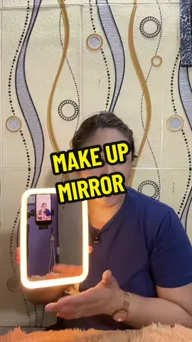 Portable Make up mirror with led light #makeupmirror #ledmirror #vanitymirror 