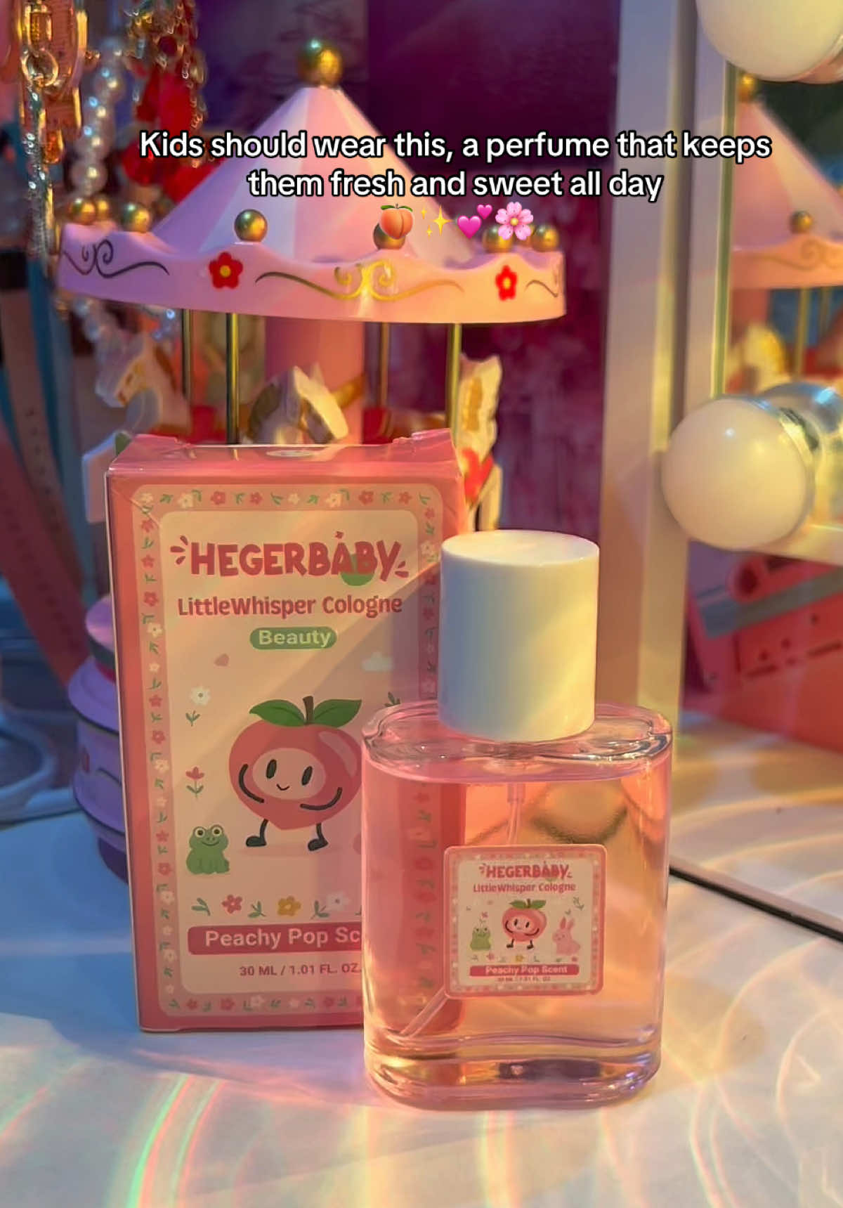 A perfume that keeps kids fresh and sweet all day 💕#perfume #perfumeforkids #cologne #cologneforkids #hegerbabyperfume 