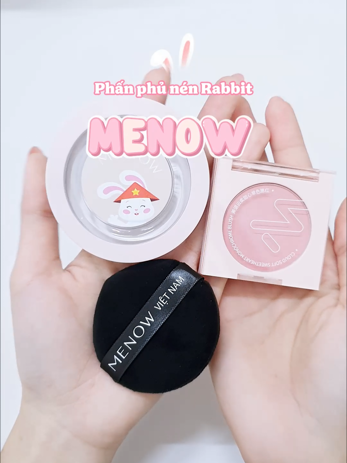 Ỏoo 🐰 mom nào chưa đón em thì liền đi nèee 🎀🐰 #menow #phanphu #phanphukiemdau #makeup #lamdep 