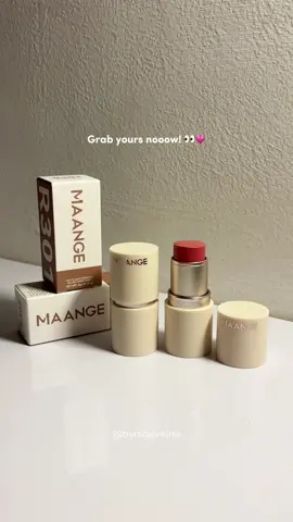 Creamyyy dan blendable bgt?! Ini sih blush yg aku carii2 ✨💘 pake nya praktis, ga bleber, gampang di blend dan nyatu ke kulit 😍 plisss cobain jugaaa💯💯 @Maange.beauty  #maangebeauty #maange #makeupmaange #blushstick #blushon 