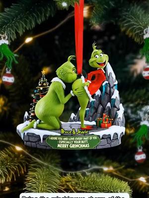 Personalized Christmas Funny Couple Ornament