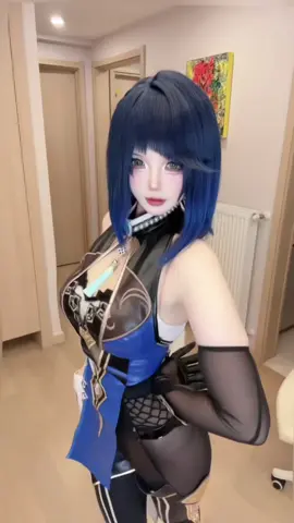 Yelan Genshin Impact cosplay🥵🥵 #xyzabc #fyp #douyin #yelan #GenshinImpact 