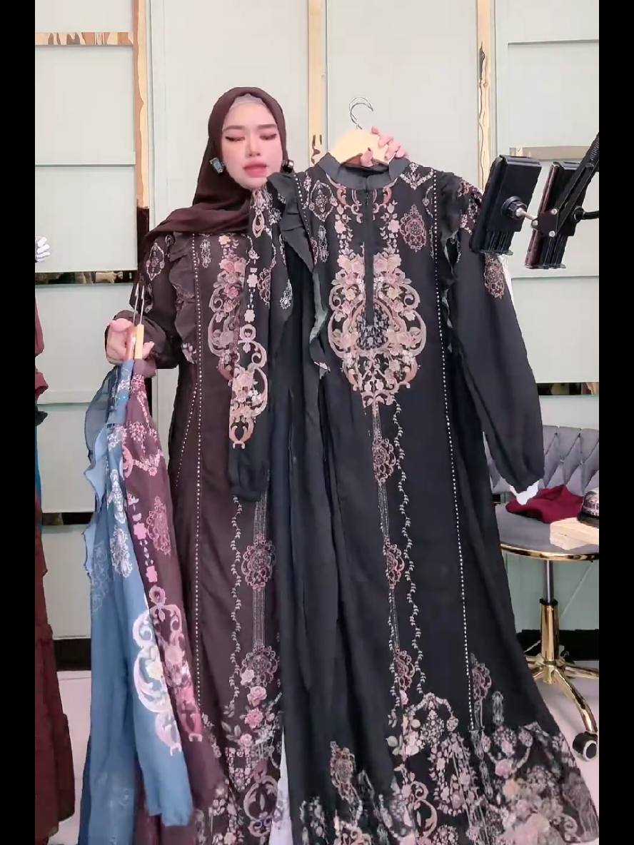 gamis only ld 110  kode 99. #gamislebaran #gamismotif #gamiscantik #gamismurah #gamisceruty 