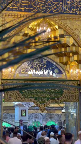 يا أبَا عَبْدِ اللّهِ يا حُسَيْنَ بْنَ عَلِي أَيُها الشَهِيدُ يَا ابْنَ رَسُولِ اللّٰه يَا حُجَةَ اللّه عَلَى خَلْقِهِ يَا سَيْدَنَا وَمَوْلانَا إِنَا تَوَجِهْنا وَاسْتَشْفَعَنَا وَتَوَسلِنا بكَ إلى اللّٰه وَقَدَمْناك بَيْنَ يَدَيْ حَاجَاتِنا ، #العتبة_الحسينية_المقدسة  #كربلاء_المقدسة  #ميرزا🍂 