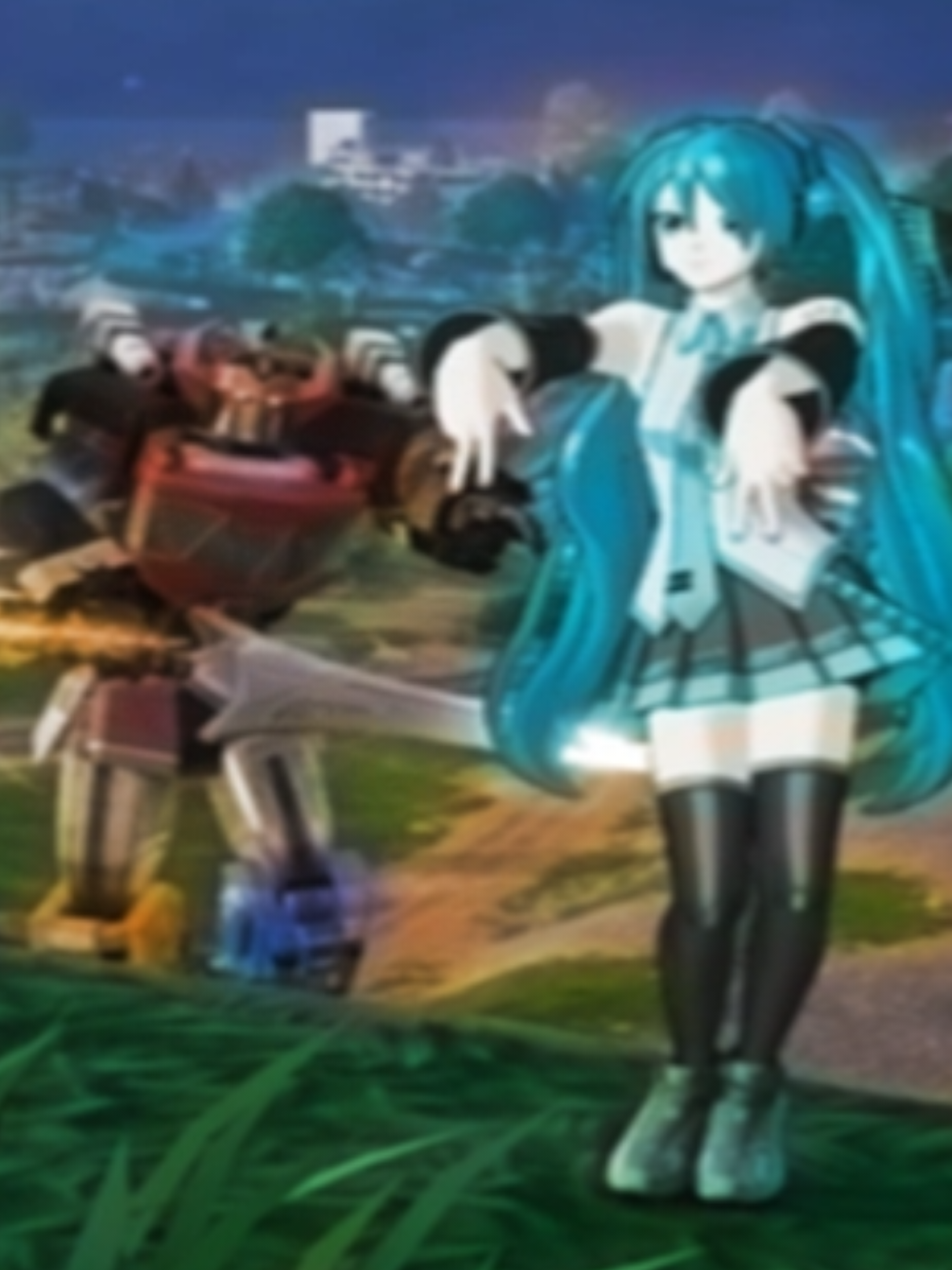 Miku around the world ft. Megazord and the Queen (original idea: @WillooW)  #fortnite #fortnitememes #hatsunemiku #capcut #fyp 